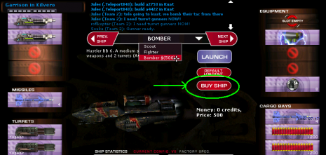 Purchasing a bomber